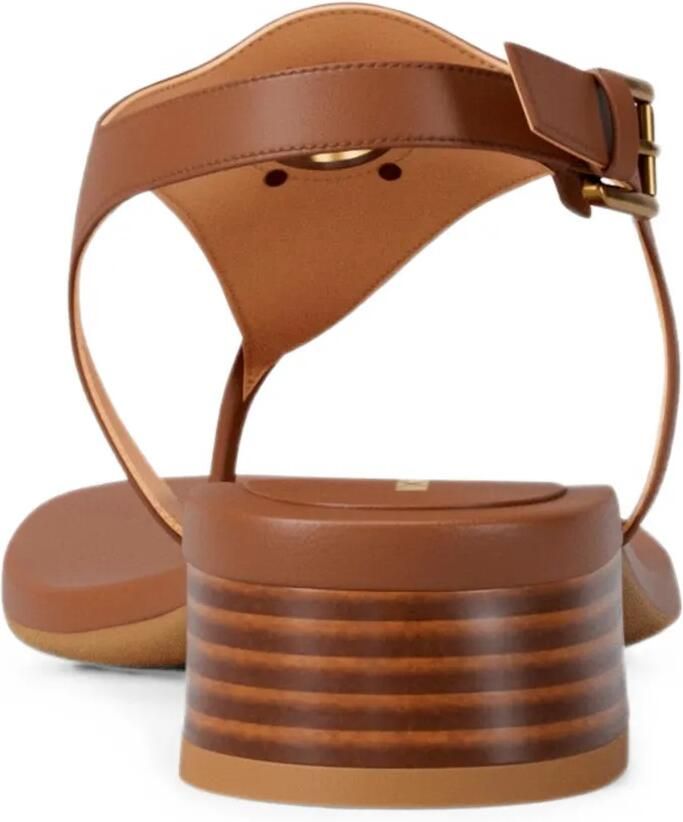 Michael Kors McKenzie sandalen met logoplakkaat Bruin - Foto 2