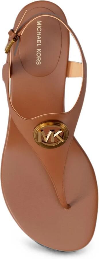 Michael Kors McKenzie sandalen met logoplakkaat Bruin - Foto 5