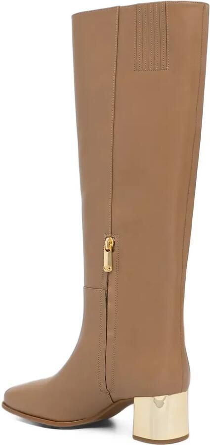 Michael Kors Darrington leather and Signature logo ankle boots Zwart - Foto 19