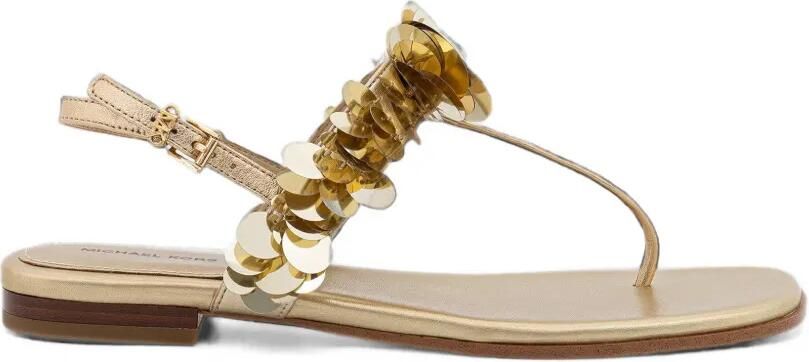 Michael Kors Metallic sandalen verfraaid met pailletten Goud