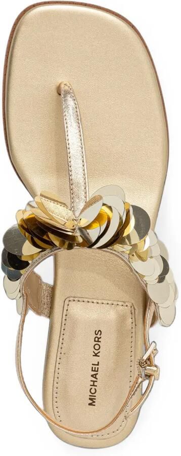Michael Kors Metallic sandalen verfraaid met pailletten Goud - Foto 4