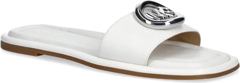 Michael Kors Milan sandalen met logoplakkaat Wit - Foto 5