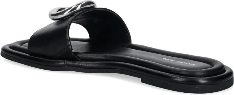 Michael Kors Milan sandalen met logoplakkaat Zwart - Foto 3