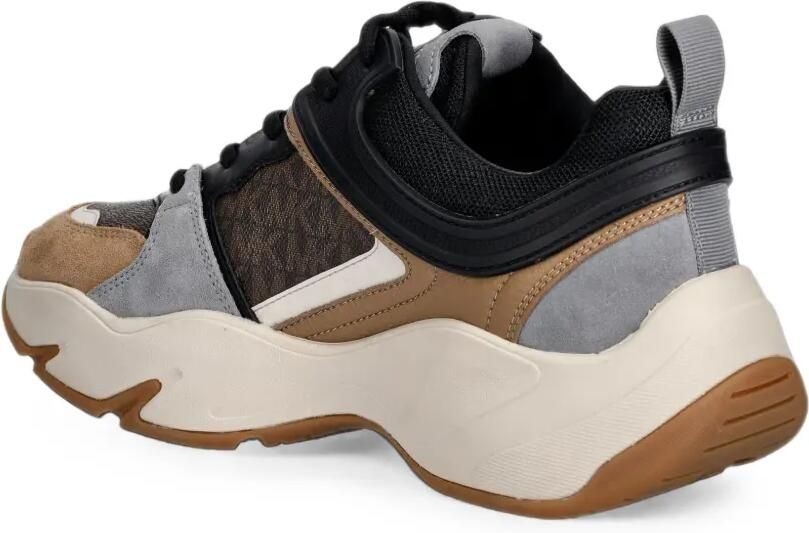 Michael Kors Mixed-Media Chase sneakers Bruin - Foto 3