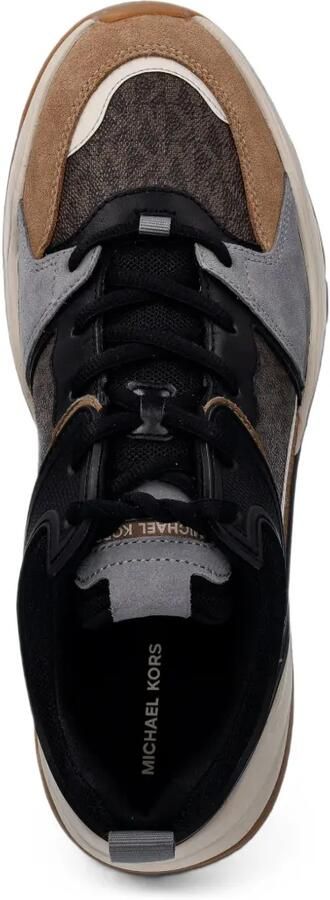 Michael Kors Mixed-Media Chase sneakers Bruin - Foto 4