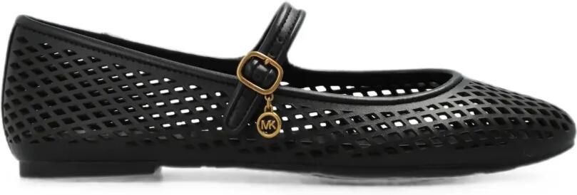 Michael Kors Nellie Flex ballerina's met geperforeerde details Zwart - Foto 10