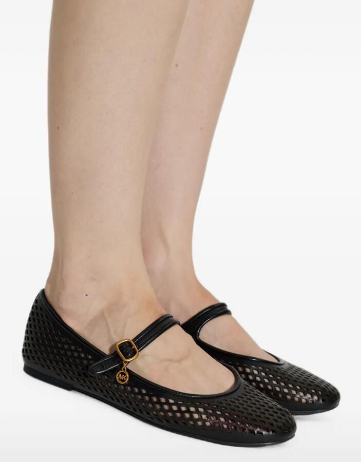 Michael Kors Nellie Flex ballerina's met geperforeerde details Zwart - Foto 2