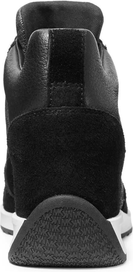 Michael Kors Nikko S2 sneakers met sleehak en logo-print Zwart - Foto 4