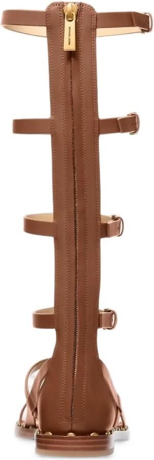 Michael Kors Noa sandalen met gespsluiting en studs Bruin - Foto 3