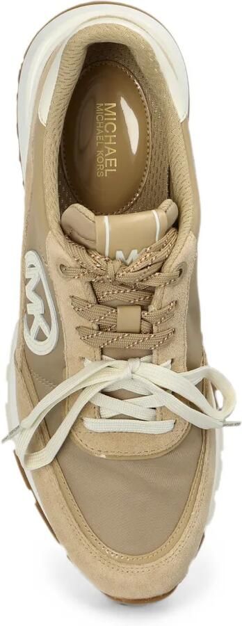 Michael Kors Nova sneakers met logopatch Beige - Foto 5
