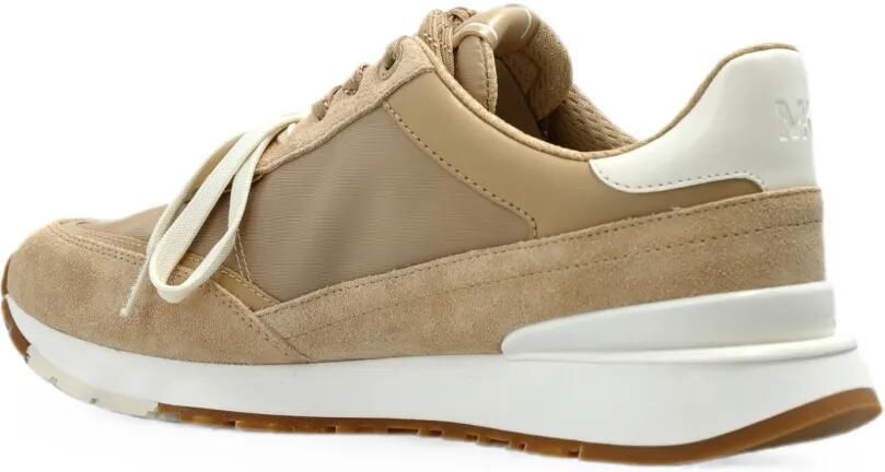 Michael Kors Nova sneakers met logopatch Beige - Foto 4