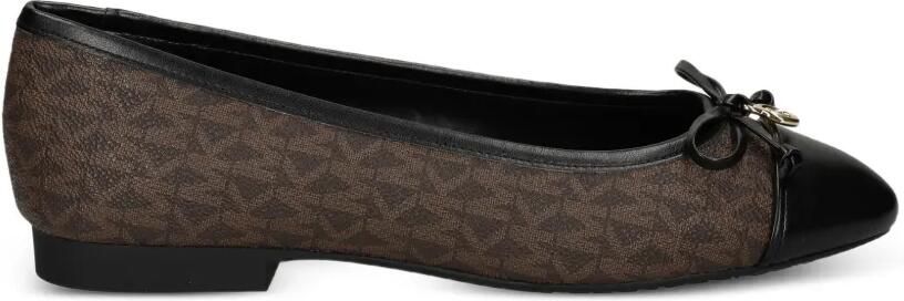 Michael Kors Piper Flex ballerina's met strikdetail en logoprint Bruin