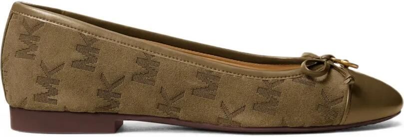 Michael Kors Piper Flex ballerina's met strikdetail Groen