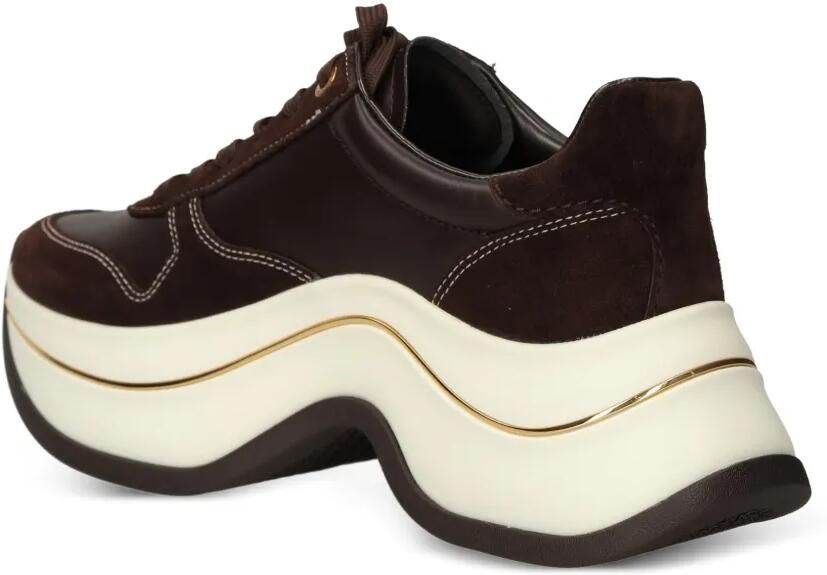Michael Kors Sneakers met plateauzool en vlakken Bruin - Foto 2