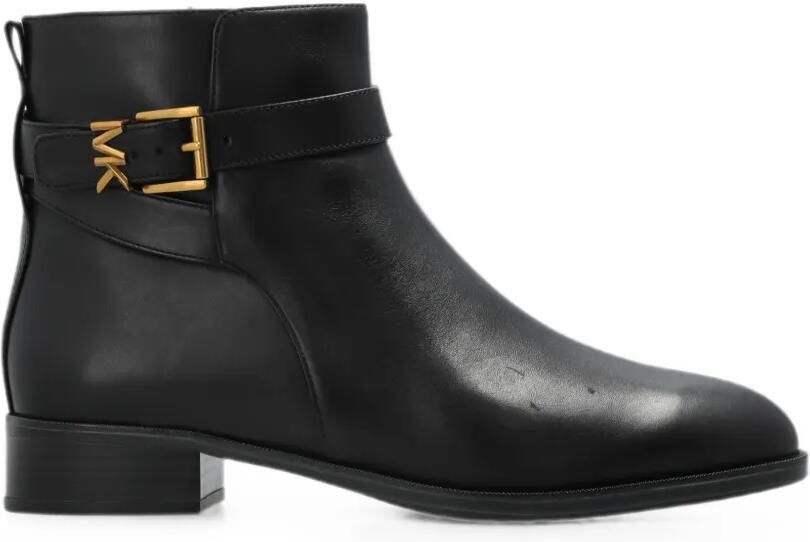 Michael Kors Rachel enkellaarzen met gespbandje Zwart