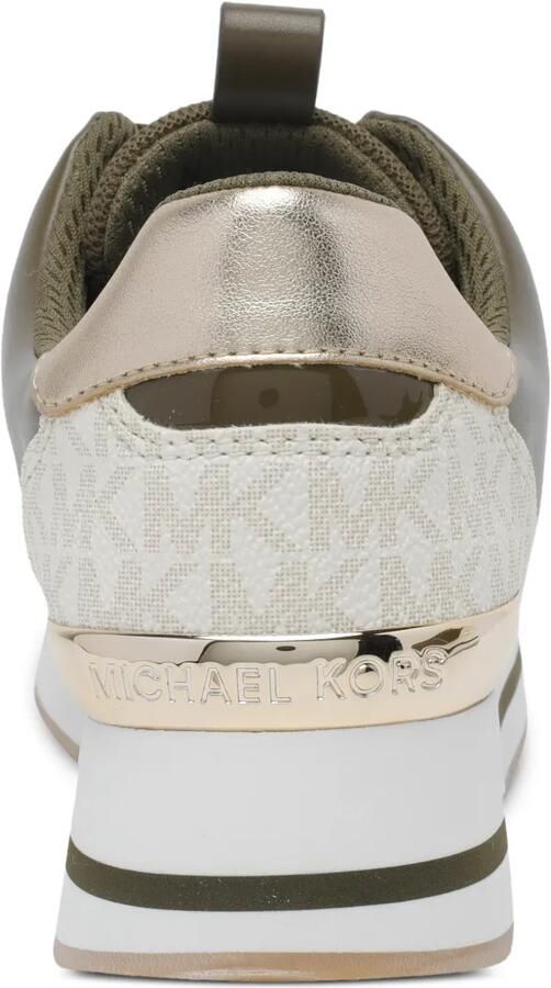 Michael Kors Raina logoprint sneakers Groen - Foto 3