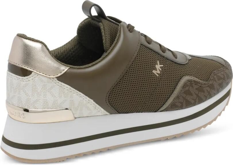 Michael Kors Raina logoprint sneakers Groen - Foto 2