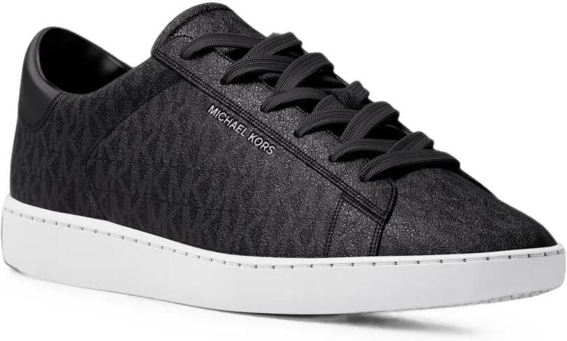 Michael Kors Reign Signature sneakers met logo Zwart - Foto 3