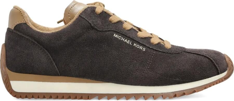 Michael Kors Rhodes leren sneakers Bruin