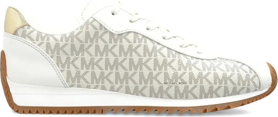 Michael Kors Rhodes low-top sneakers met monogram Beige