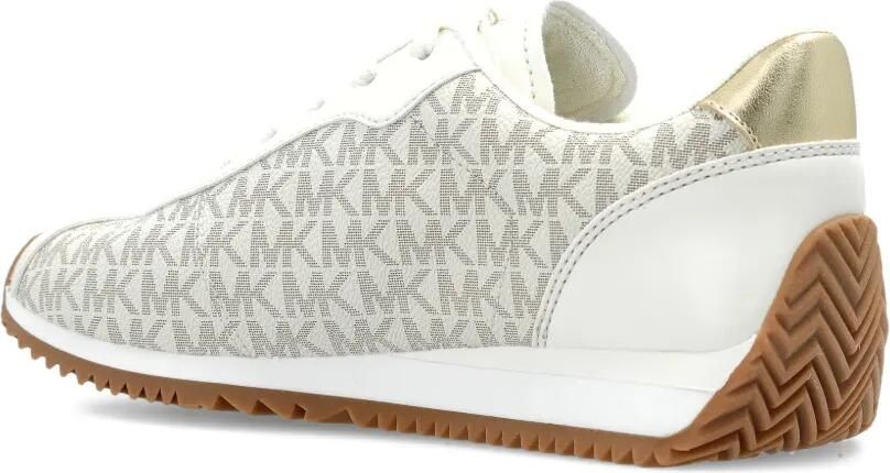 Michael Kors Rhodes low-top sneakers met monogram Beige - Foto 3