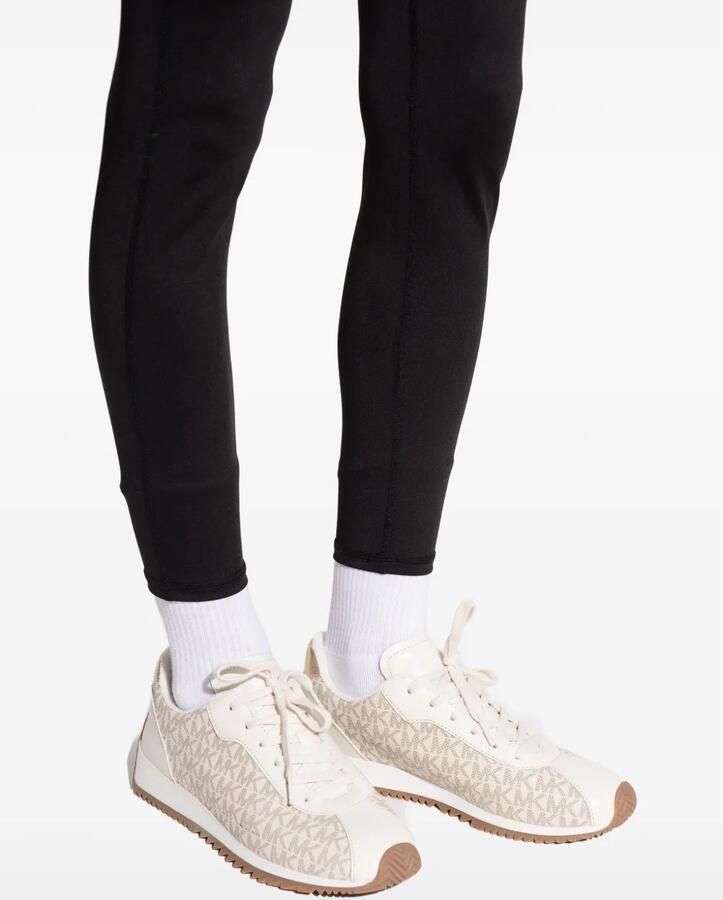 Michael Kors Rhodes low-top sneakers met monogram Beige - Foto 2