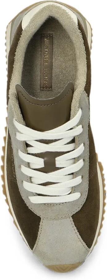 Michael Kors Rhodes suède sneakers met vlakken Groen - Foto 5