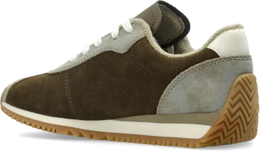 Michael Kors Rhodes suède sneakers met vlakken Groen - Foto 4