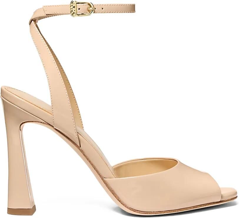 Michael Kors Rosie leren sandalen met open neus en enkelbandje Roze
