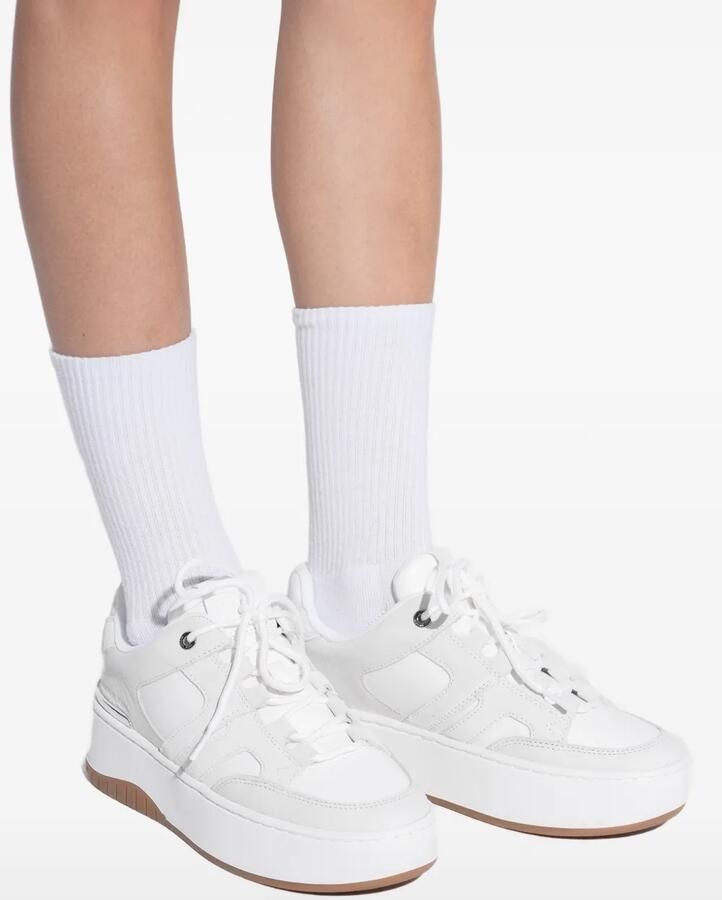 Michael Kors Ryder low-top sneakers met plateauzool Grijs - Foto 2