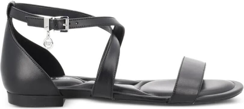 Michael Kors Sandalen met gekruist bedel Zwart