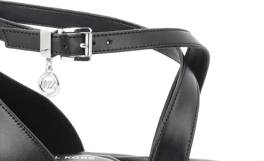 Michael Kors Sandalen met gekruist bedel Zwart - Foto 2