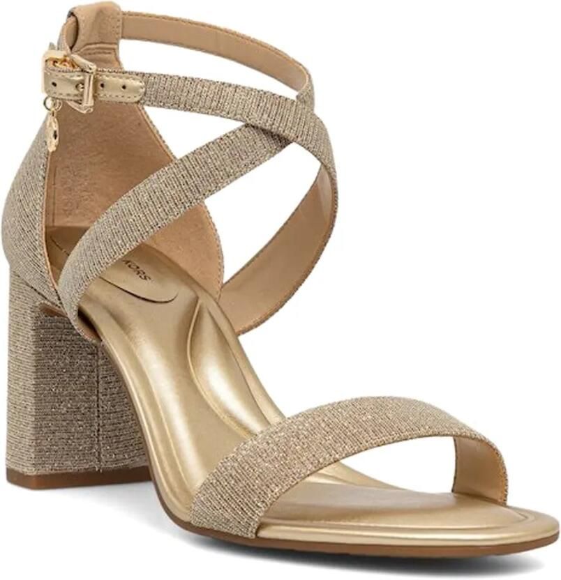 Michael Kors Sandalen met gekruiste bandjes Goud - Foto 2