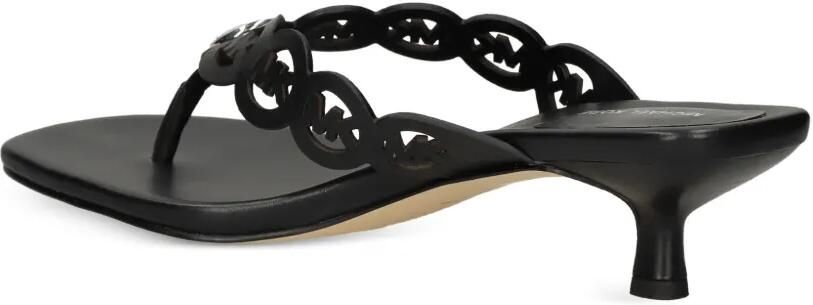 Michael Kors Sandalen met kitten-hak en uitgesneden logo Zwart - Foto 3