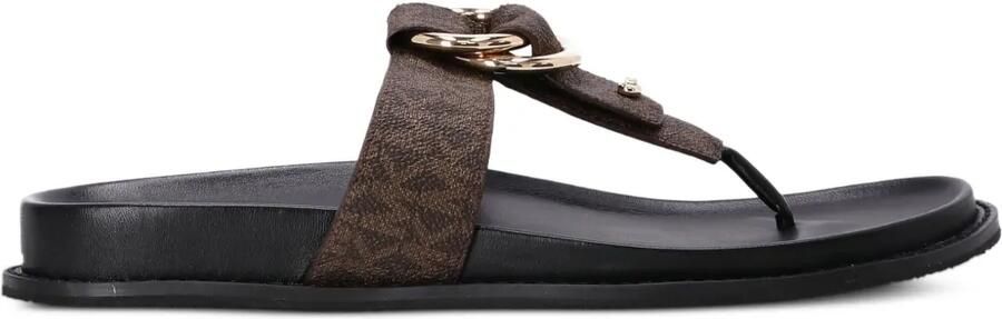 Michael Kors Sandalen met monogram en ring detail Zwart - Foto 1