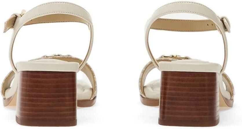 Michael Kors Sandalen met monogram-print en gespsluiting Beige - Foto 2