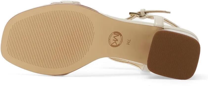 Michael Kors Sandalen met monogram-print en gespsluiting Beige - Foto 4