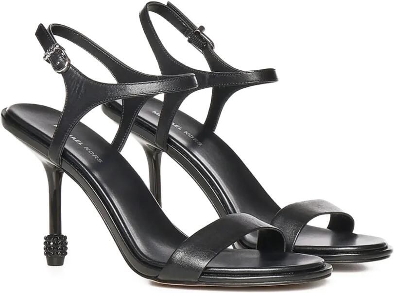 Michael Kors Sandalen met verfraaide hak Zwart