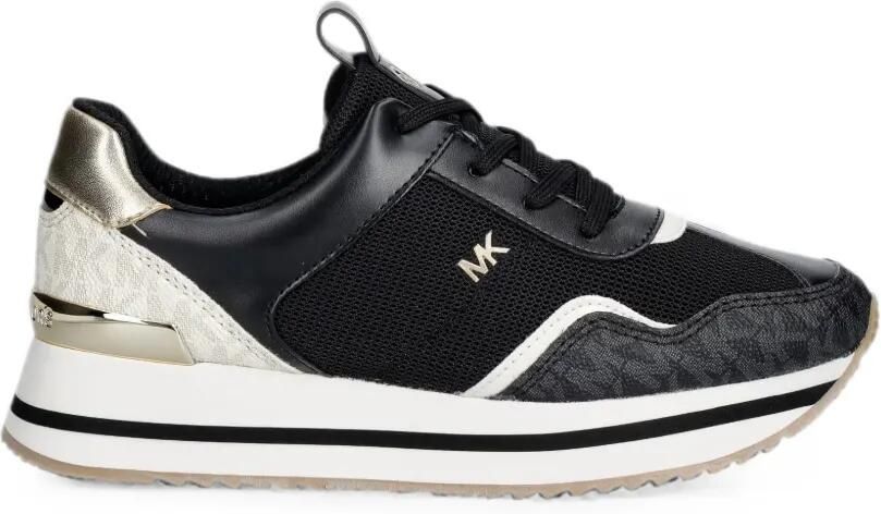 Michael Kors Sneakers met logoprint Zwart