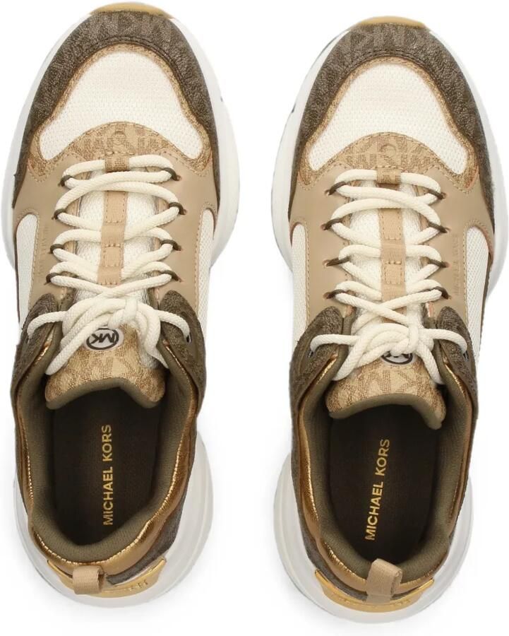 Michael Kors Sneakers met monogram-print en vlakken Bruin - Foto 2