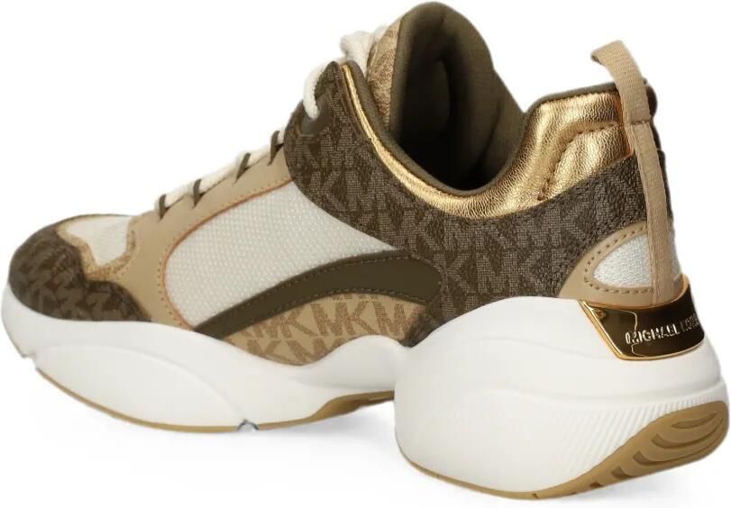 Michael Kors Sneakers met monogram-print en vlakken Bruin - Foto 3