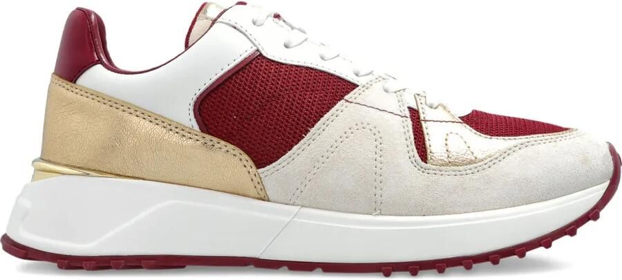 Michael Kors Jamie leren sneakers Rood