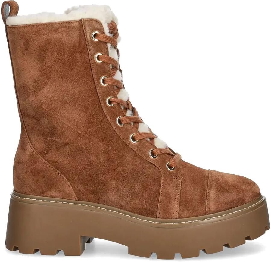 Michael Kors Suède enkellaarzen Bruin