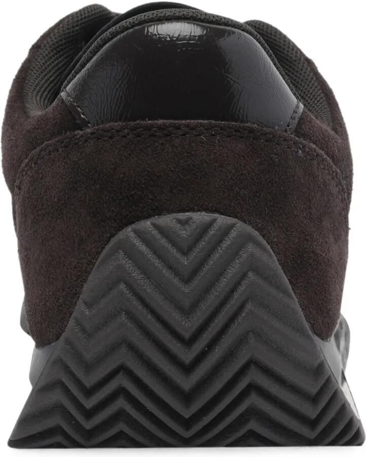 Michael Kors Suède sneakers met geweven vlak Bruin - Foto 4