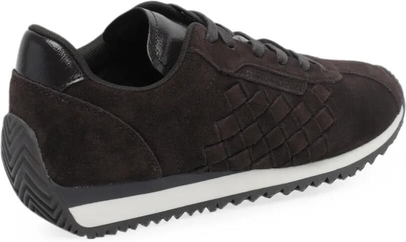 Michael Kors Suède sneakers met geweven vlak Bruin - Foto 8