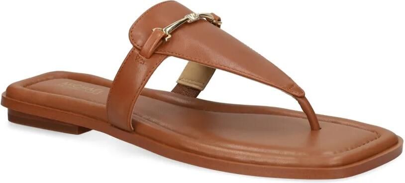 Michael Kors Teenslippers met logoplakkaat Bruin - Foto 3