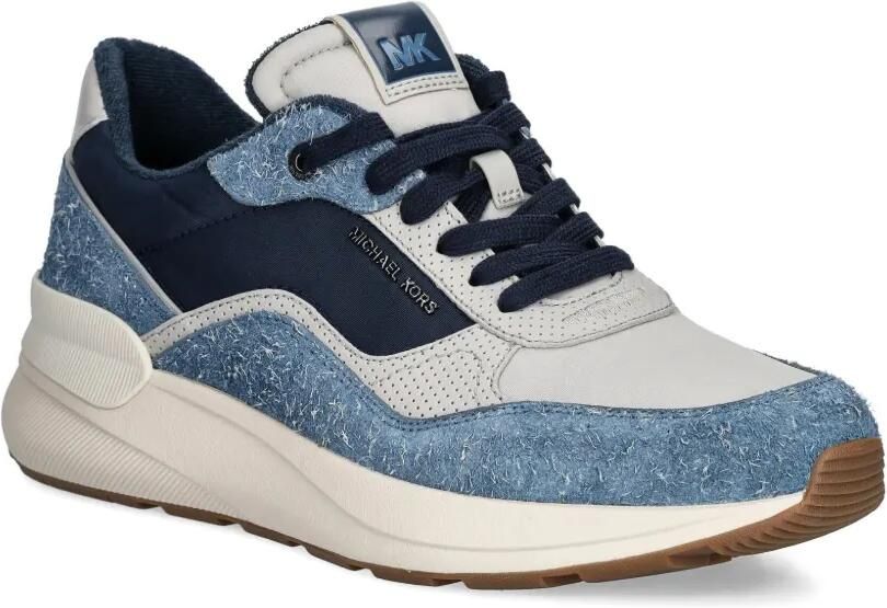 Michael Kors Trevor sneakers met denim vlak Blauw - Foto 3