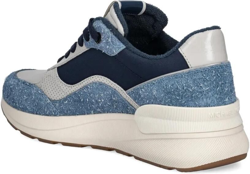 Michael Kors Trevor sneakers met denim vlak Blauw - Foto 2