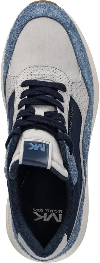 Michael Kors Trevor sneakers met denim vlak Blauw - Foto 4