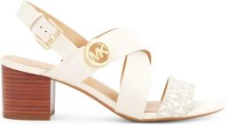 Michael Kors Vera sandalen met logoplakkaat Beige